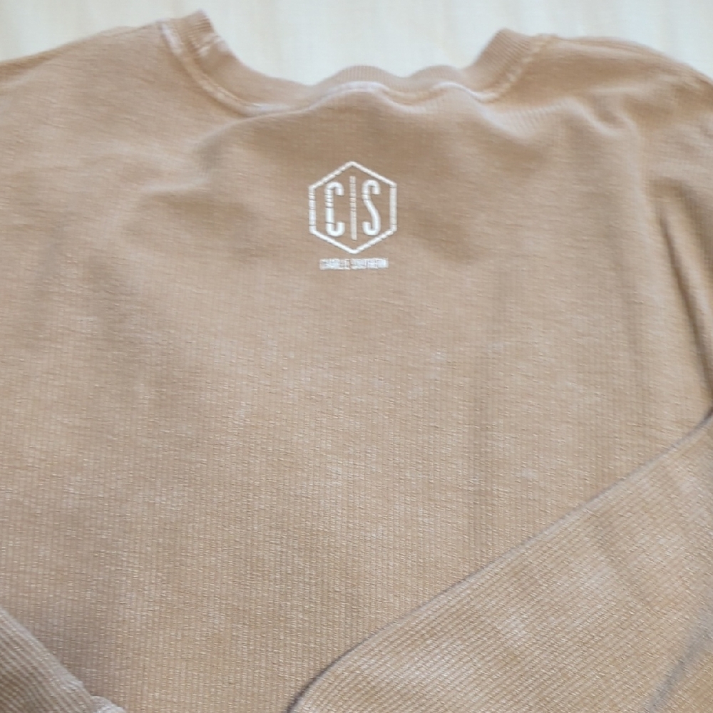 Texas Tan Ribbed Sweatshirt - Picture 3 of 3